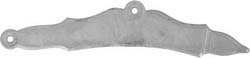 Sideplate for our Jaeger Rifles, wax cast nickel silver
